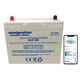 Lithium LIFePO4 100ah 12 Volt BattaMax 4000 Cycle Battery for Off-Grid Applications with Battery Management System (BMS) - RV, Cabin, Marine, Backup Storage Power