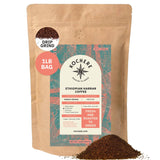 Kochere Coffee Ethiopian Harrar Natural Medium Roast - Fruity, Blueberry, Dark Chocolate Notes