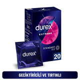 Durex Extreme Condoms - Delaying, Textured for Enhanced Pleasure - Pack of 20