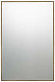 Quoizel QR3330 Reflections 36 X 24 inch Antique Brass Mirror