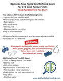 Gold Recovery & Refining Kit | Complete Chemical Solution for Scrap Gold Salvage