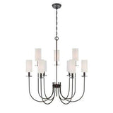 World Imports Monroe 9-Light Bronze Chandelier (WI973797)