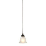 Progress Lighting Renovations Collection Mini-Pendant w/ Etched Glass