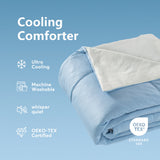 Kasentex Cooling Breathable Blanket Twin/Queen/King - Silky Soft Lightweight Comforter for Hot Sleepers