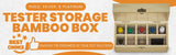 9 Slotted Large Wooden Bamboo Handcrafted Storage Box for Gold Silver Platinum Acid Jewelry Test Kit and Supplies