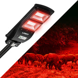 Solar Red Light for Hunting Hogs Deers