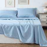 Kasentex Lightweight Sheet Set Full/Queen/King - Breathable Deep Pocket Bed Sheets with Pillowcases