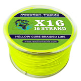 Reaction Tackle Hollow Core - 16 Strand Braided Fishing Line