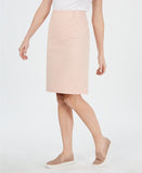 Jm Collection Petite Rivet-Waist Pencil Skirt, Size PS