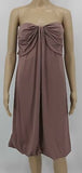 To The Max Lined Strapless Flowy Lightweight Mini Mauve Dress, Size M
