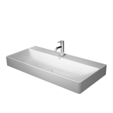 Duravit DuraSquare 39-3/8 Rectangular Ceramic Wall Mounted Bathroom Sink