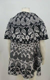 Womens Reversible Printed Cold Weather Shawl Wrap One Size