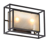 World Imports 4182-55 Hilden Collection 2-Light Wall Sconce, Aged Bronze