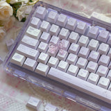 Todays Featured Product PBT Keycaps With 5-sided Dye-sublimation In A Rain-themed Design