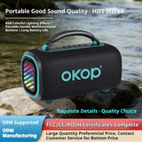 KP-874 Best-selling Wireless Bluetooth Headphones Featuring A Portable Handle RGB Lighting Long Battery Life High Quality And Loud Volume Ideal For Outdoor Use Or Factory Environments In Stock