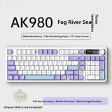 Office Computer Bluetooth Keyboard Game Side Three-mode Wireless
