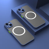 Magnetic Wireless Full-body Matte Protective Case For Phones