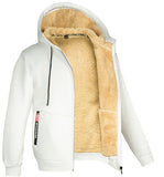 Lamb Fleece Thickened Sports Casual Thickened Hooded Jacket