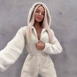 Women's Comfort Fleece Solid Color Full-Body Sweater