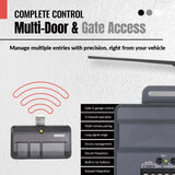Anderic Substitute Kit for Stanley 1094 2 Channel MULTI-CODE Garage Door Opener Remote Control [RR850LM]