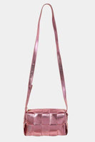 Fame Woven Crossbody Bag with Adjustable Strap