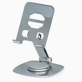 Rotating Phone Stand Desktop Metal Bedside Tablet Holder