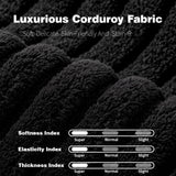 108' Cloud Sectional Couch with L-Shape Chaise, Left-right interchangeable,Modern Modular Sofa with Deep Seat, Upholstered Couches for Living Room Bedroom,No Assembly Required, Soft Plush Corduroy Fab