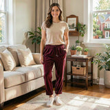 Pj Salvage Velour Vanity Pajama Pants, Size XL
