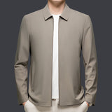 Mens Versatile Casual Lapel Jacket For Spring And Autumn