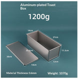 Rectangular Toast Box With Lid Commercial Bread Mold