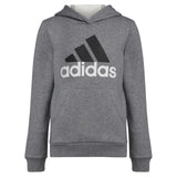 adidas Boys Chop Pullover Hoodie Charcoal Grey Heather Small (8)