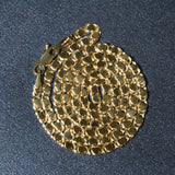 2.9mm 14k Yellow Gold Heart Chain