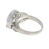 Cubic Zirconium Ring Sterling Silver
