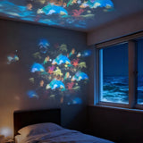 LED Christmas Snowflake Projection Light