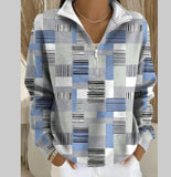 Womens Half Zip Pullover Hoodie Top
