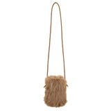 Eklips Plush Phone Bag Soft Protective Pouch in Camel