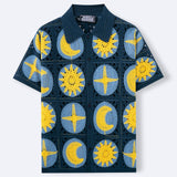 Men's Summer Short-sleeved Cardigan Sweater