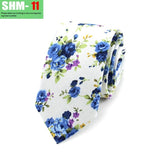 Narrow Casual Patterned Tie For Men