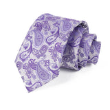 Jacquard-embroidered Cashew Flower Tie