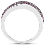 2.33 Carat Genuine Ruby .925 Sterling Silver Ring