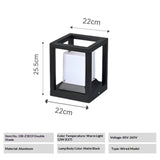 Waterproof Energy-saving Pillar Light For Outdoor Use With Power Connection