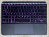 Bluetooth Keyboard With Touch For Mobile Phone Tablet Wireless Rechargeable