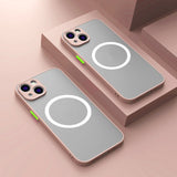 Magnetic Wireless Full-body Matte Protective Case For Phones