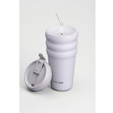Stevig Bubble Stainless Steel Thermos in Lilac Hint 600 ml