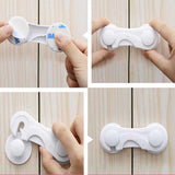 Miny Baby Cabinet Safety Lock - Child Safe Cabinet Locks with 3M Adhesive Tape, 2 Pack