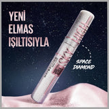 Maybelline Sky High Space Diamond Mascara: Add Dazzling Diamond Shimmer, Unlimited Length & Volume - Perfect for Sensitive Eyes