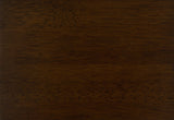 1pc Rocking Chair Dark Brown Faux Leather Upholstery Button Tufted Solid Wood Furniture