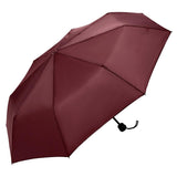 Eklips Manual Compact Rain Umbrella in Burgundy, 1 Count
