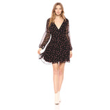 BB Dakota Womens Love in the Afternoon Floral V-Neck Cocktail Dress,Size 2