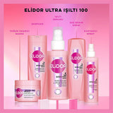 Elidor Ultra I_õltõ 100 I_õltõ Serum - Intense Shine Hair Serum for Dry, Damaged Hair - 3.04 fl oz